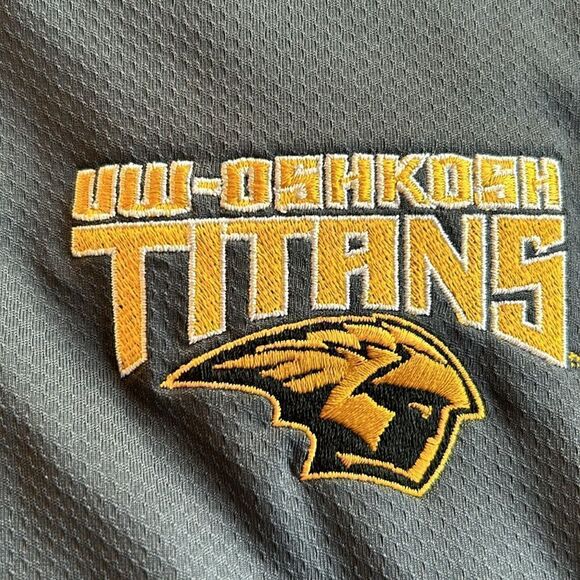 Under Armour Oshkosh Titans short sleeve two button collar gray poly shirt 4XL - Picture 4 of 15